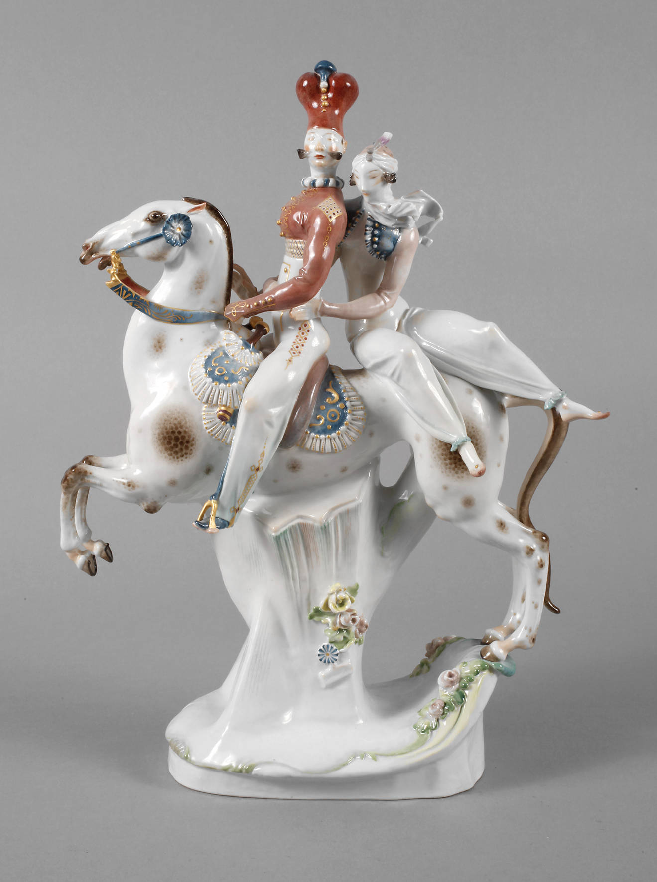 Meissen ”Türke und Türkin zu Pferde”