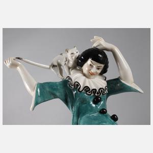 Schwarzburg Tänzerin mit Katze