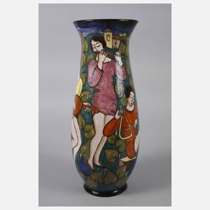 Goldscheider Wien Vase Musikanten