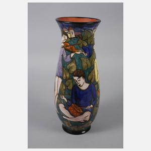 Goldscheider Wien Vase Musikanten