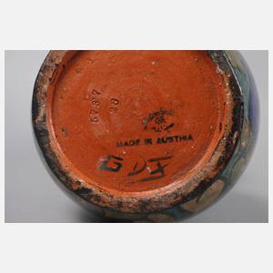 Goldscheider Wien Vase Musikanten