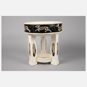 Julius Dressler großer Tafelaufsatz Jugendstil