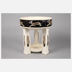 Julius Dressler großer Tafelaufsatz Jugendstil