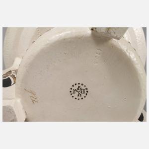 Julius Dressler großer Tafelaufsatz Jugendstil