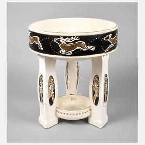 Julius Dressler großer Tafelaufsatz Jugendstil