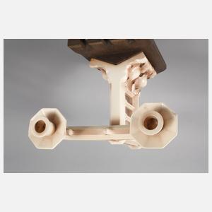 Wächtersbach Paar neogotische Wandleuchter