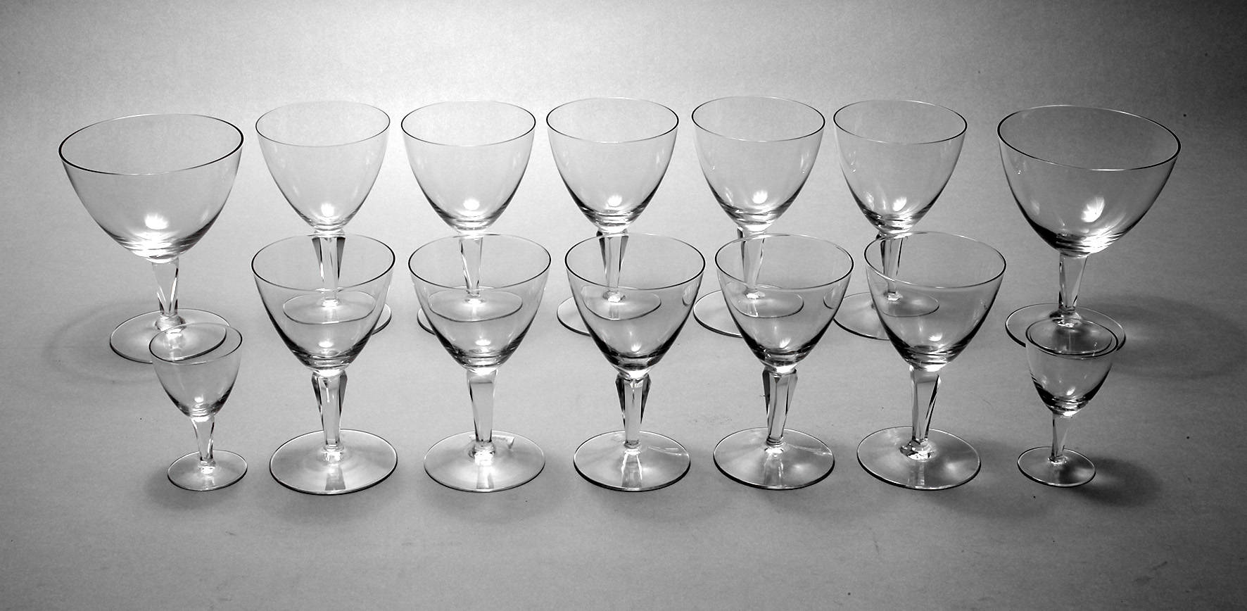 Wilhelm Wagenfeld Konvolut Trinkgläser