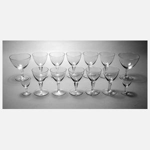 Wilhelm Wagenfeld Konvolut Trinkgläser