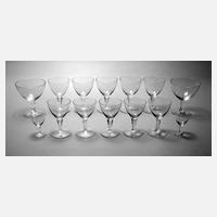 Wilhelm Wagenfeld Konvolut Trinkgläser111