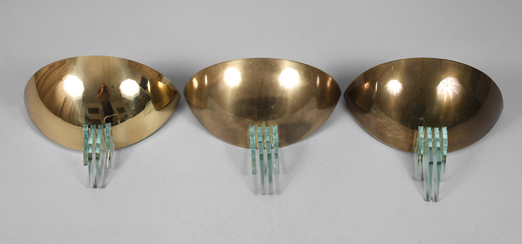 Drei Wandlampen