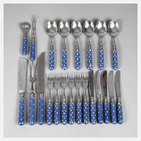 Bunzlau oder Bürgel Besteck Pünktchendekor111