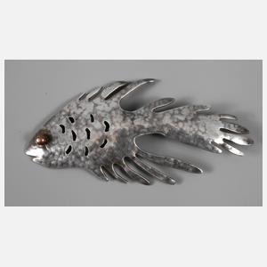 Brosche als Fisch