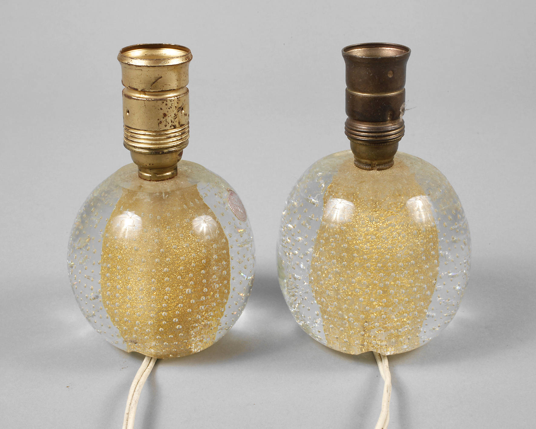 Murano zwei Tischlampen