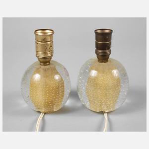 Murano zwei Tischlampen