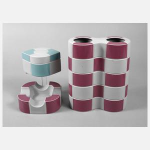 Rosenthal drei Teile Quadratendekor