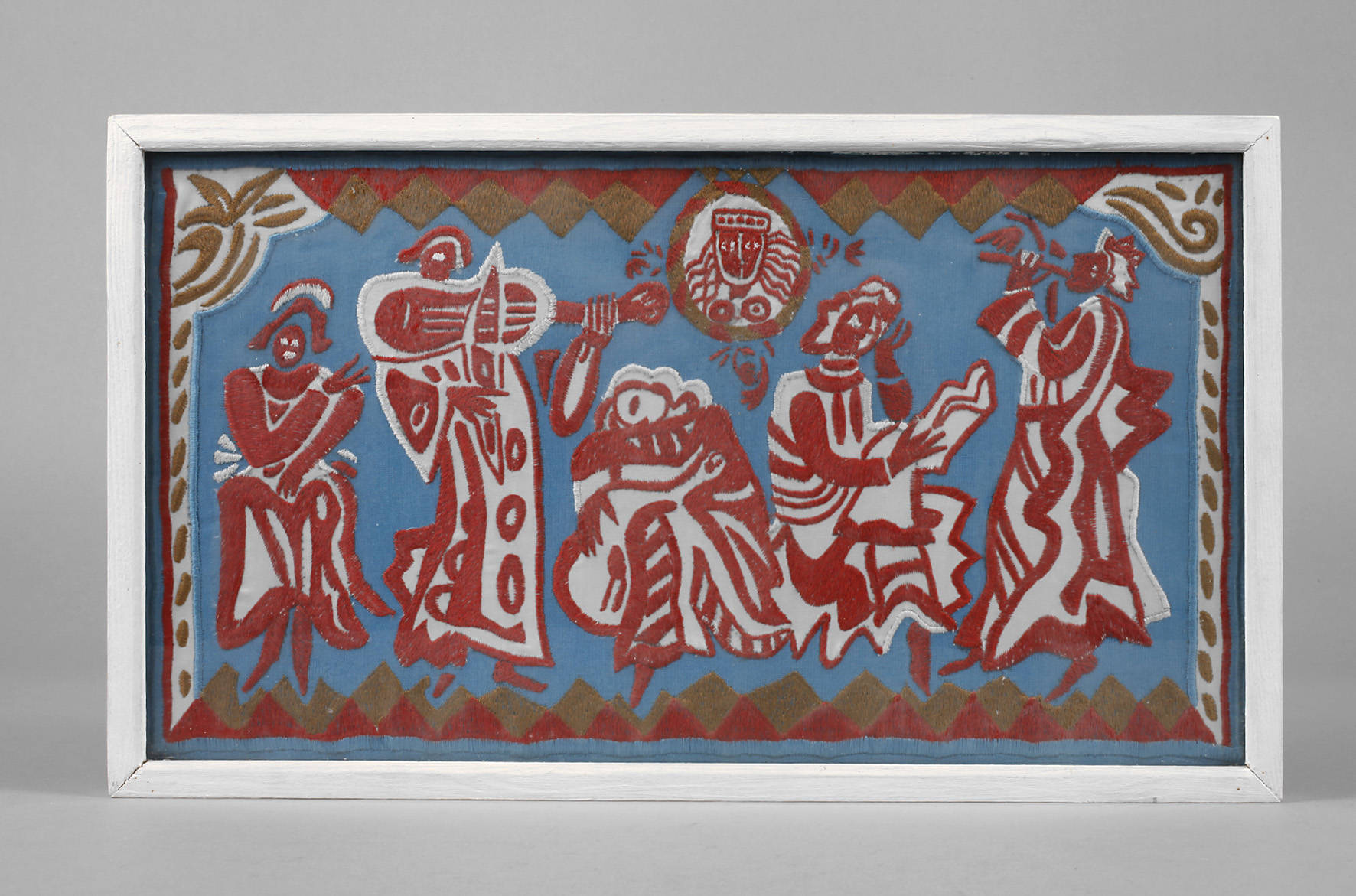 Applikationsstickerei Burg Giebichenstein