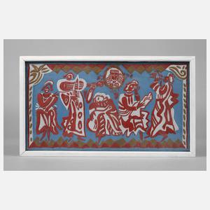 Applikationsstickerei Burg Giebichenstein