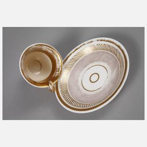 Ansichtentasse Biedermeier