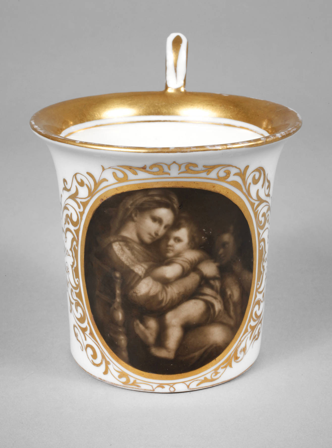 Ansichtentasse Madonna della Sedia nach Raffael