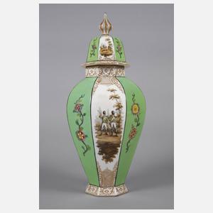 Dresden Deckelvase
