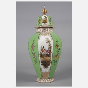 Dresden Deckelvase