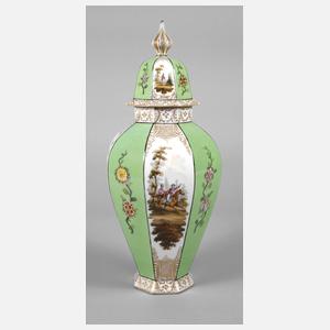 Dresden Deckelvase