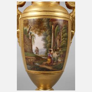 Große Amphorenvase Kauffartheiszene