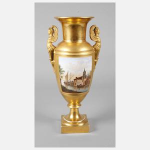 Große Amphorenvase Kauffartheiszene