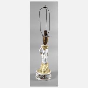 Fraureuth Lampenfuß ägyptische Tempeltänzerin