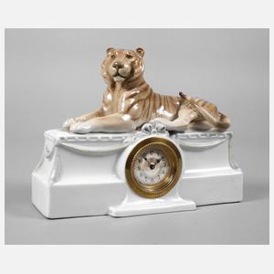 Heubach Tischuhr mit Tiger