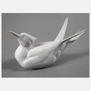 Hutschenreuther liegender Vogel