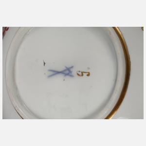 Meissen Teller Kauffahrteiszene