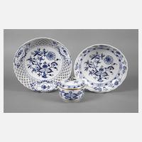 Meissen drei Teile Zwiebelmuster111