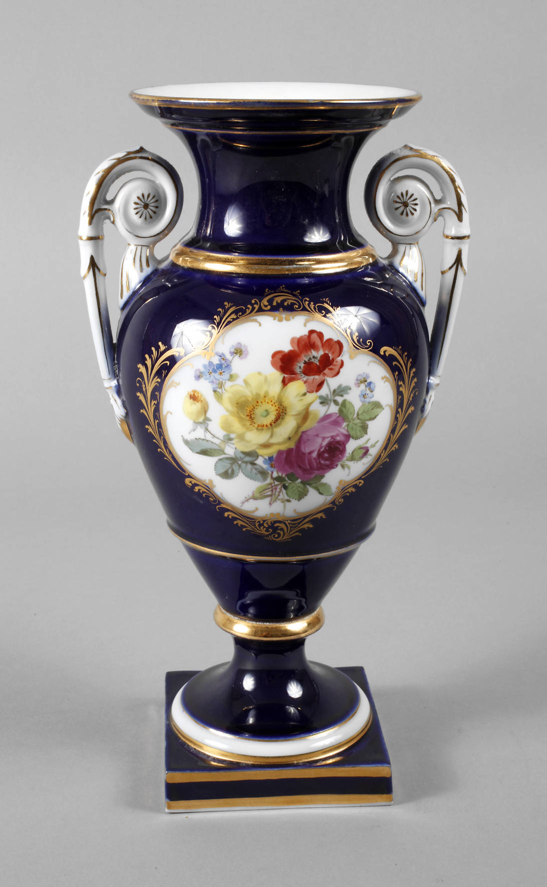 Meissen Amphorenvase Kobalt