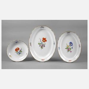 Meissen drei Platten