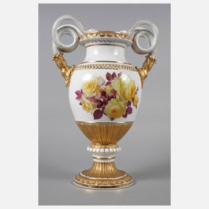Meissen große Schlangenhenkelvase
