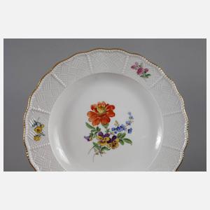 Meissen großes Speiseservice Deutsche Blume