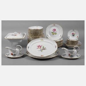Meissen großes Speiseservice Deutsche Blume