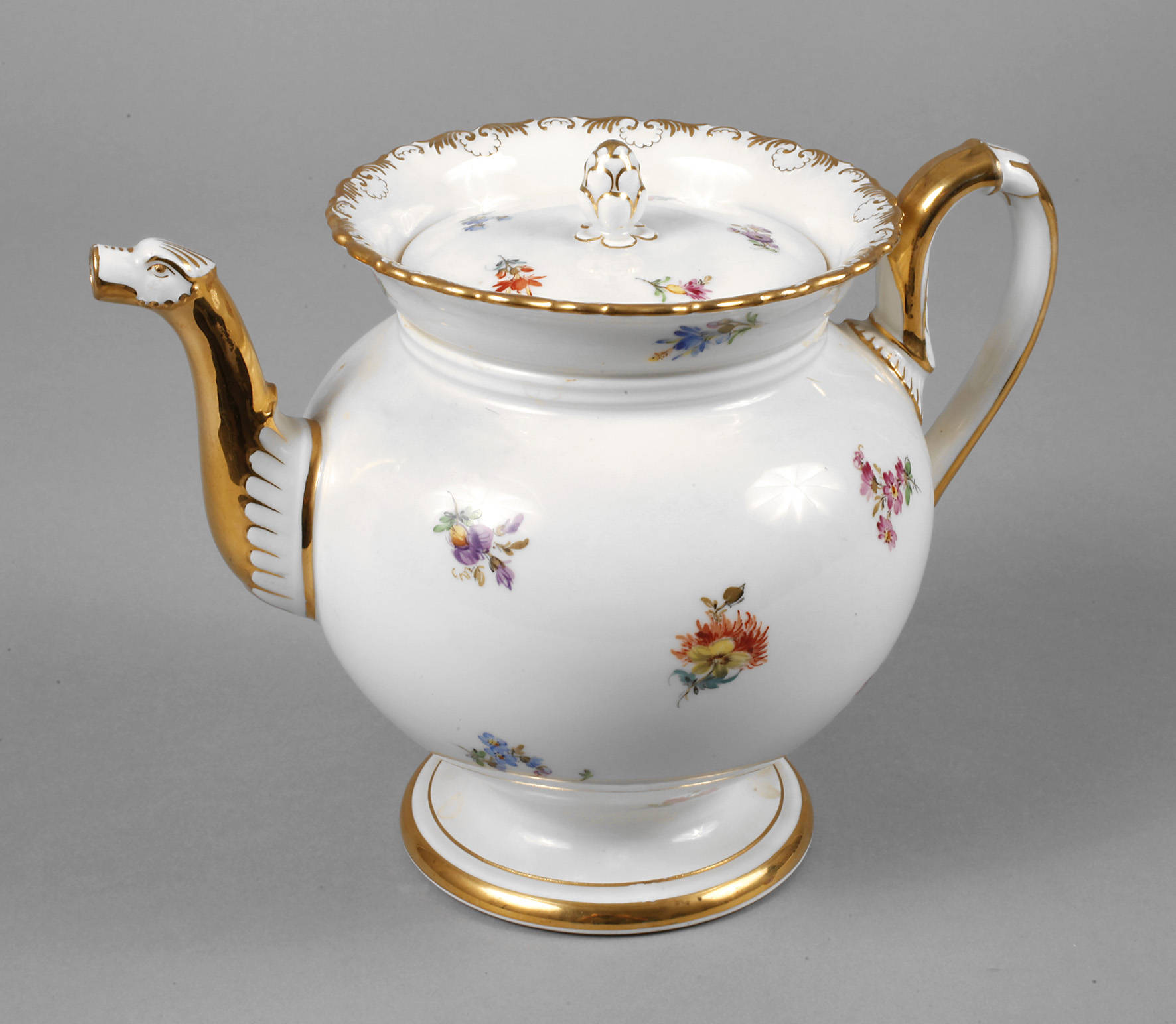 Meissen Kaffeekanne Streublümchen