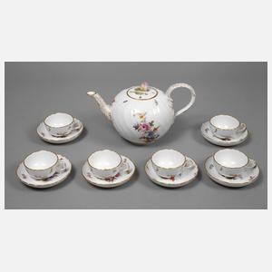 Meissen Mokkaservice Insektenmalerei