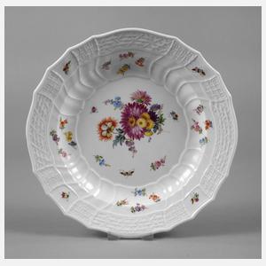 Meissen Teller Insektenmalerei