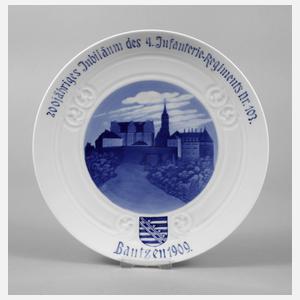 Meissen Regimentsteller Bautzen