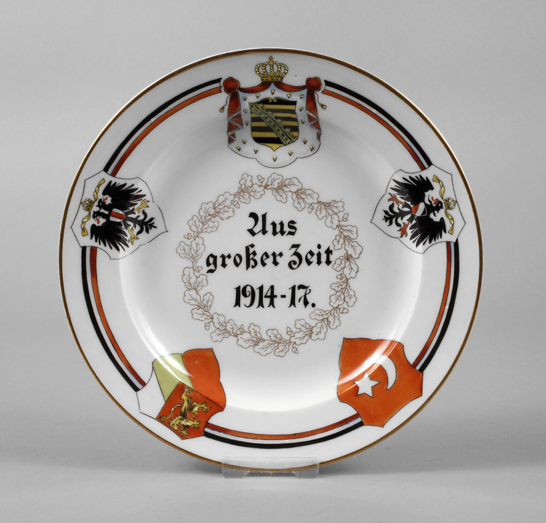 Meissen Teller ”Aus großer Zeit”