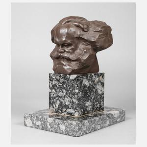 Meissen Büste Karl Marx