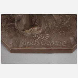 Meissen große Tierfigur ”Hirsch, Spechthausen”