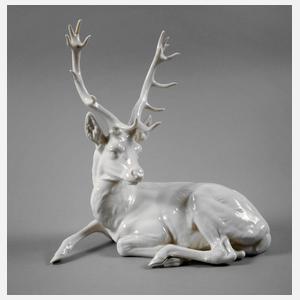 Nymphenburg liegender Hirsch