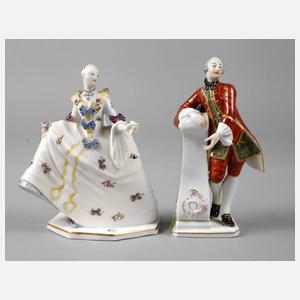 Nymphenburg zwei Rokokofiguren