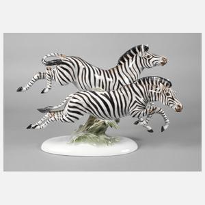 Rosenthal große Zebragruppe