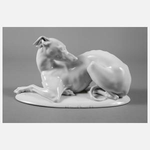 Rosenthal liegender Windhund