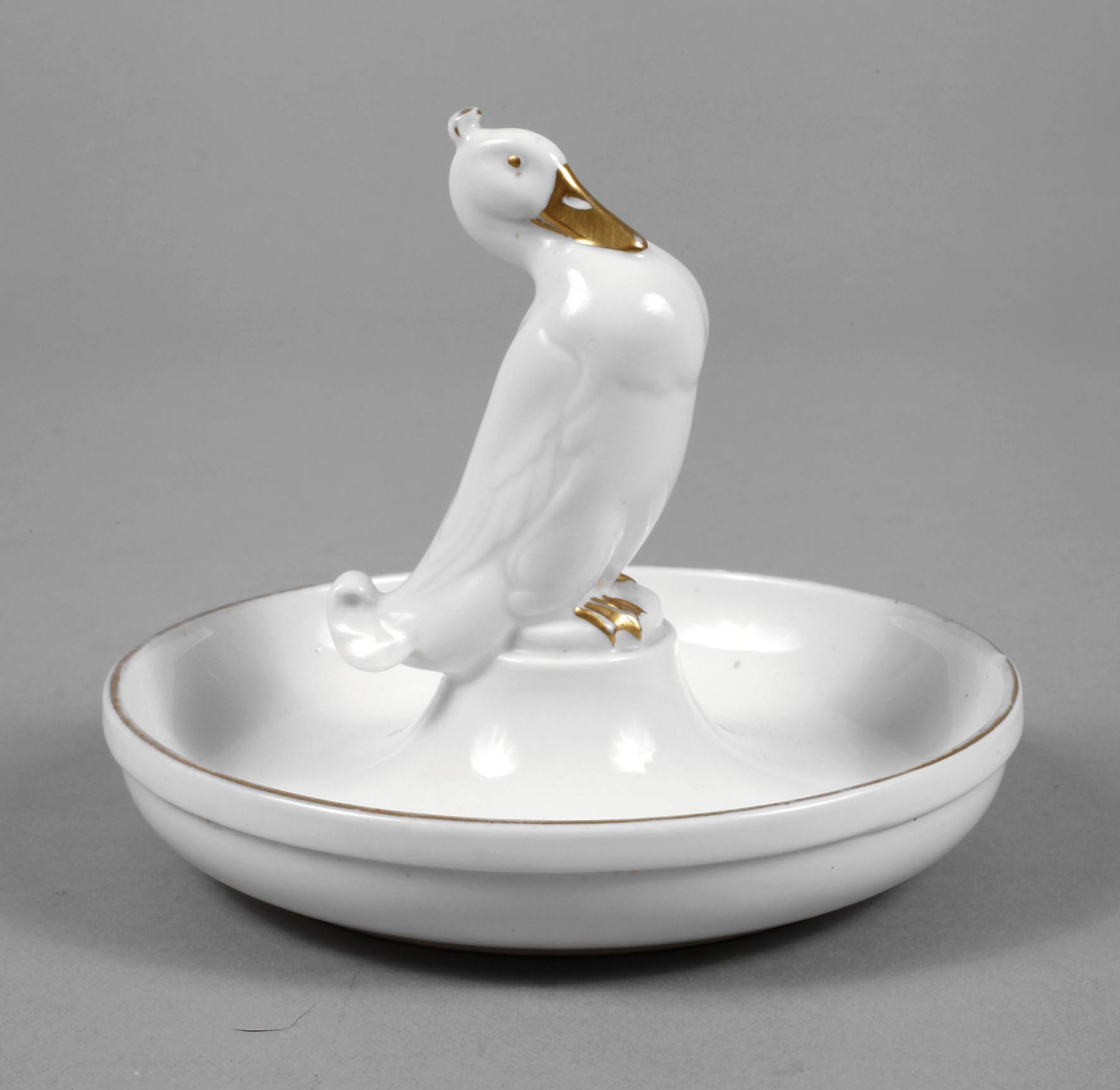 Rosenthal Ringschale mit Haubenente